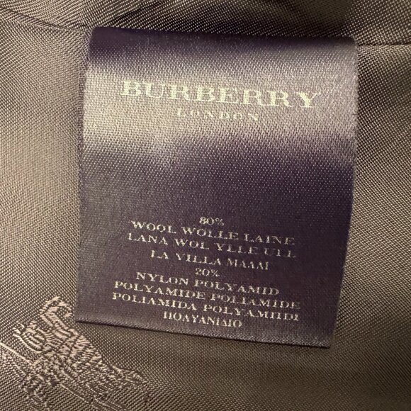 Burberry dark grey military jacket with zip sleeves this is a rare find! - Picture 12 of 15